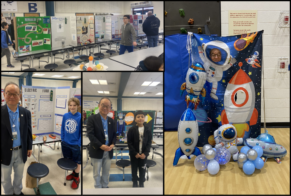 Students presenting science and engineering projects
