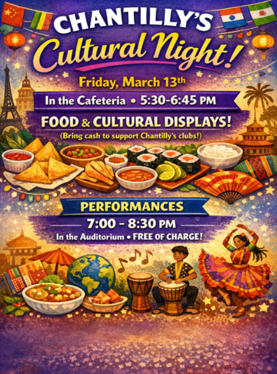 Chantilly's Cultural Night Poster