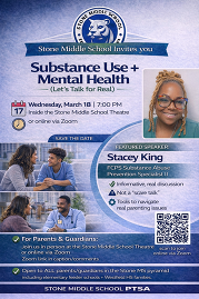 Substance Use+ Mental Health Talk March 18th