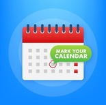 mark your calendar graphic
