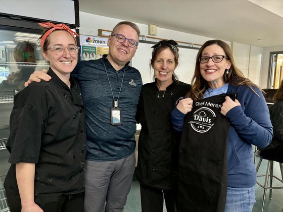 Principal, teachers and Melanie at DCC