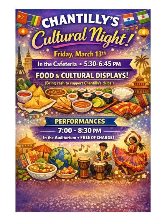 Chantilly Cultural Night Flyer- English
