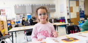 Kindergarten student