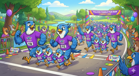 Sangster PTA Fun Run for Purple Up: Month of the Military Child