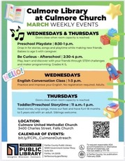 Culmore Library Flyer English