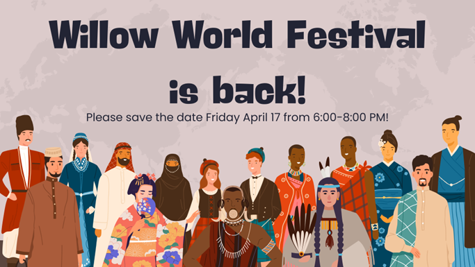 We invite YOU to join us for our international festival!!