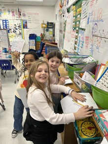 3 girls in classroom