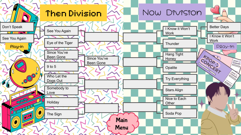 Music Madness Bracket