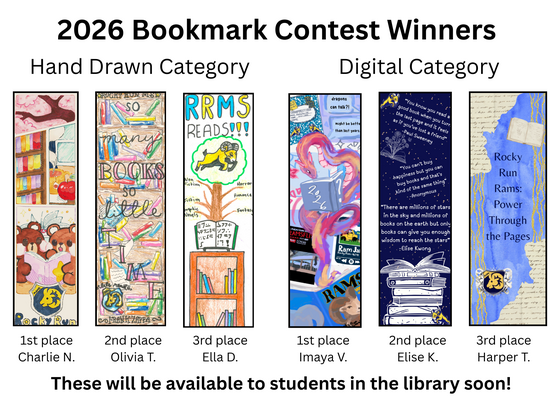 Bookmark contest winners
