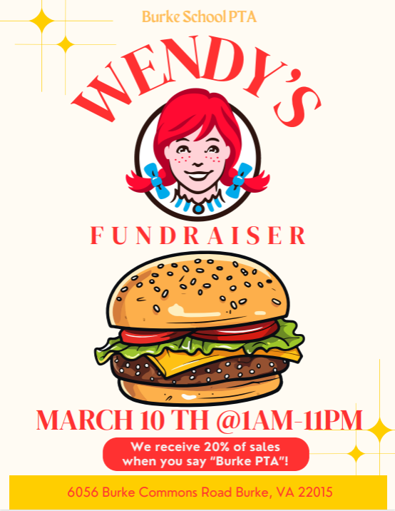 Wendy's Fundraiser Flyer
