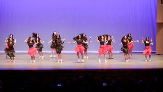 Namaste Girls putting on their dance performance at last year's iNite.