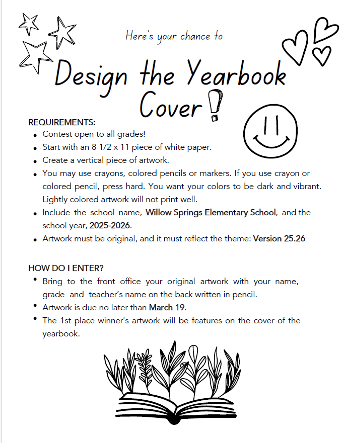 Yearbook Cover Contest: Version 25.26