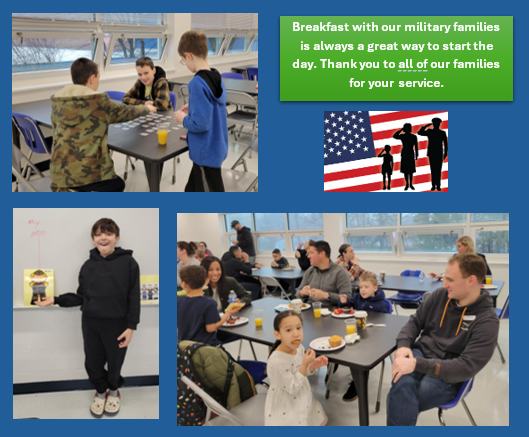 military family breakfast