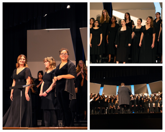 choir students singing