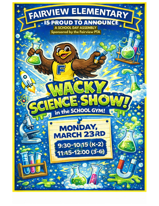 PTA Science Assembly Flyer