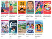 Collage of Covers of Books by Wendy Shang