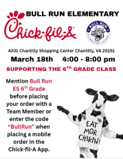 chick-fil-a 6th grade fundraiser flyer