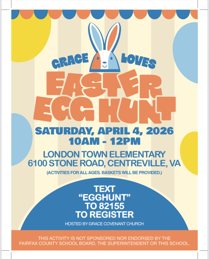 egg hunt flyer English