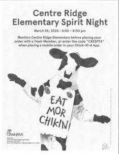 Chick-fil-A spirit night flyer