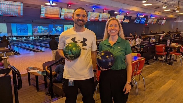 Dan Bowles and Abby Novak, our PE teachers