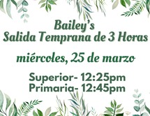 3 hour early release