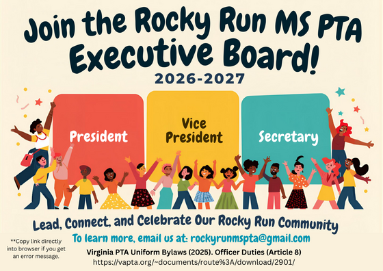 RRMS PTA Board Recruitment