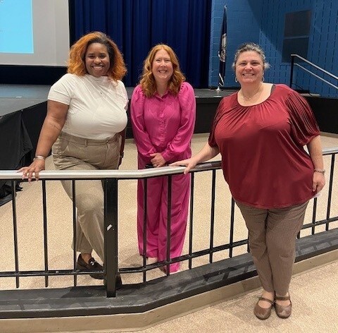 Presenters at a meeting