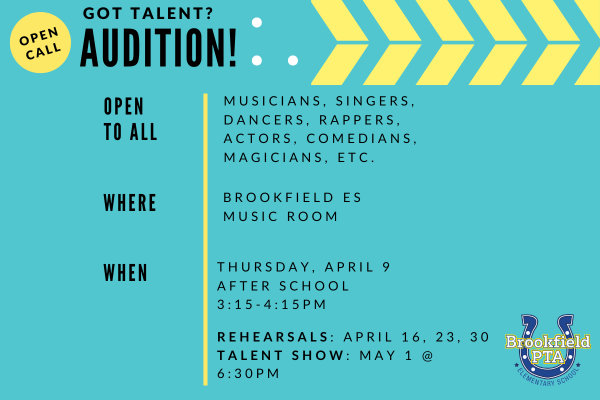 Got Talent:  PTA Talent Show Audition Information