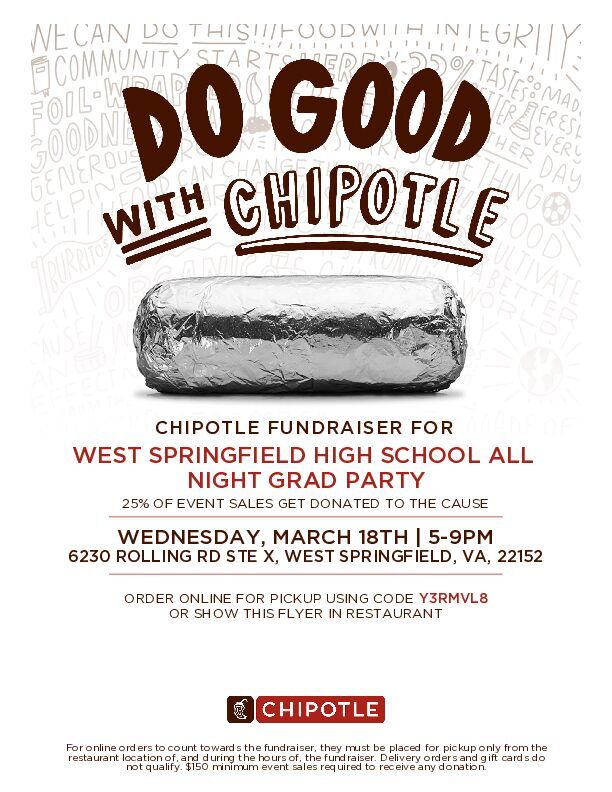 ANGP Chipotle Fundraiser