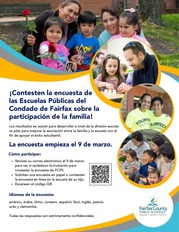 Family Engagement Survey Flyer Spanish