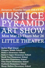 Justice Art Show Flyer English