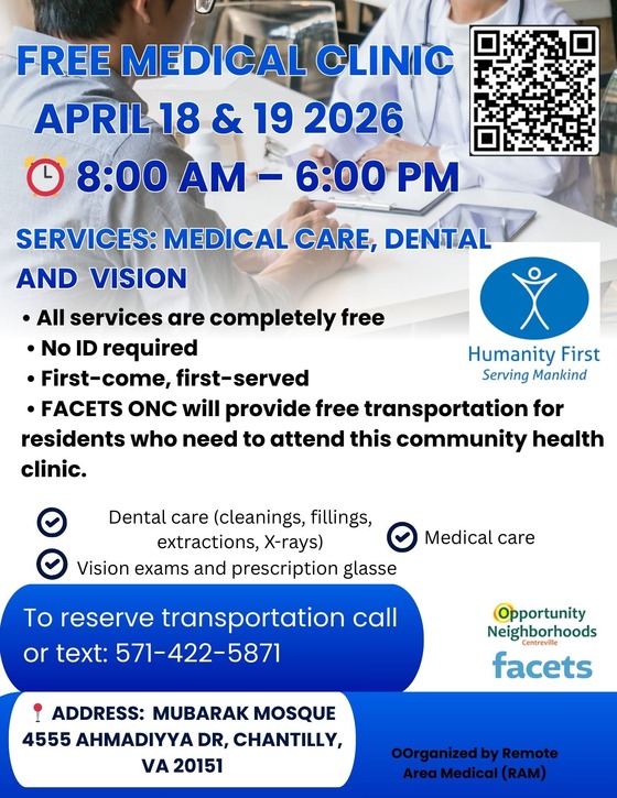 free clinic flyer english