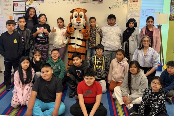 Ms. Mahmood's Class with Fluffy