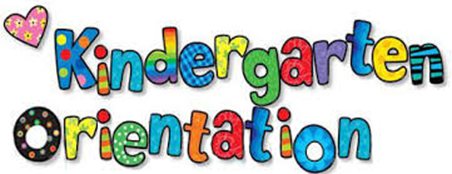 Kindergarten Orientation sign