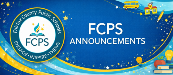FCPS announcements banner