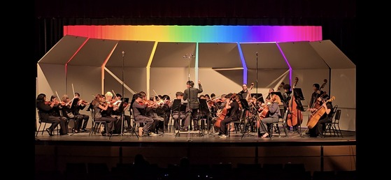 orchestra on the stage