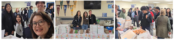 School fundraiser collage