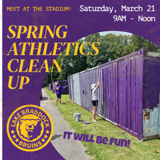 Athletics Spring Clean Up