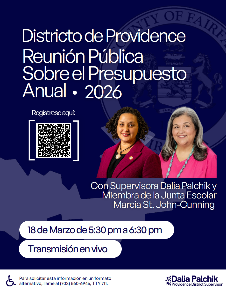 Live Virtual Budget Town Hall in Spanish Flyer