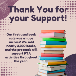 Book sale thank you