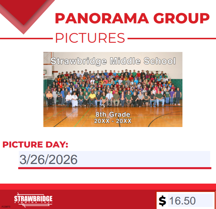 6th grade panoramic photo flyer