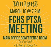 PTSA Meeting Wednesday March 18