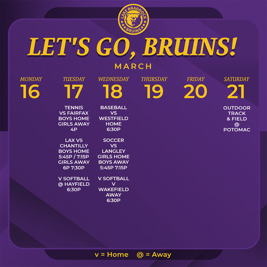 Bruins in Action This Week