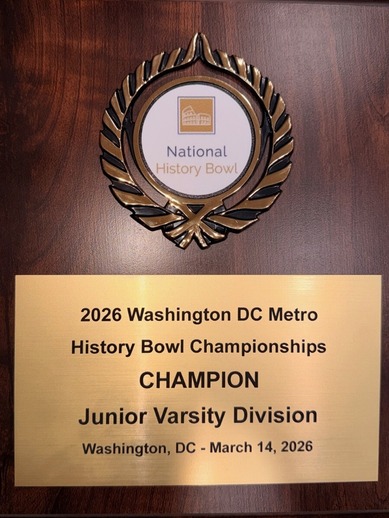 Quiz Bowl plaque