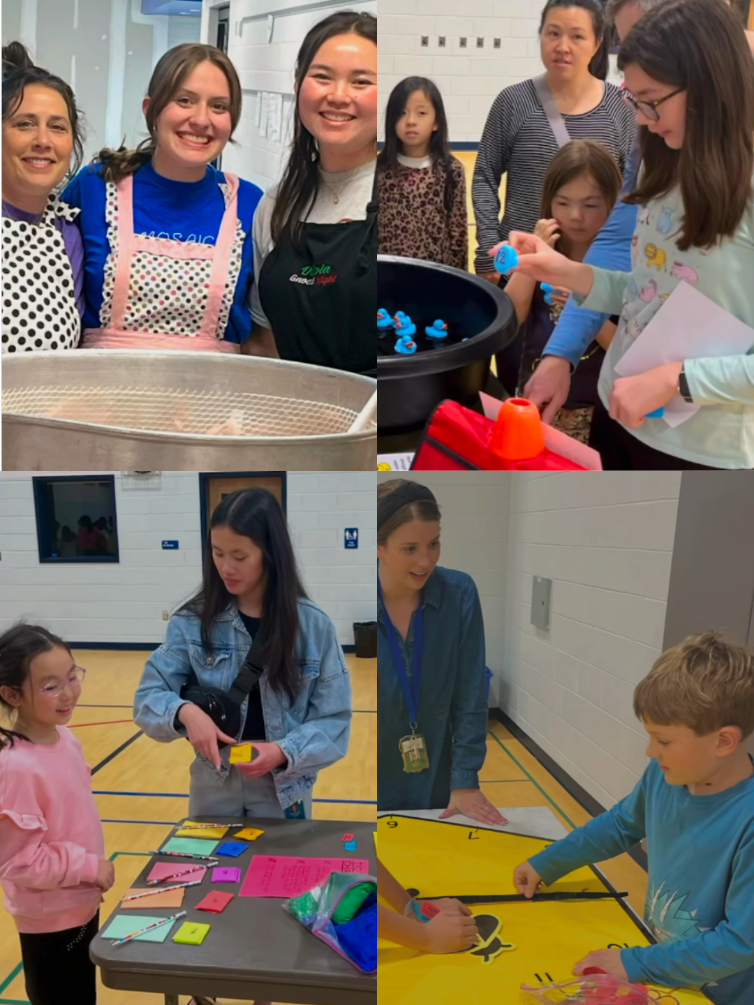 math carnival night photo collage 