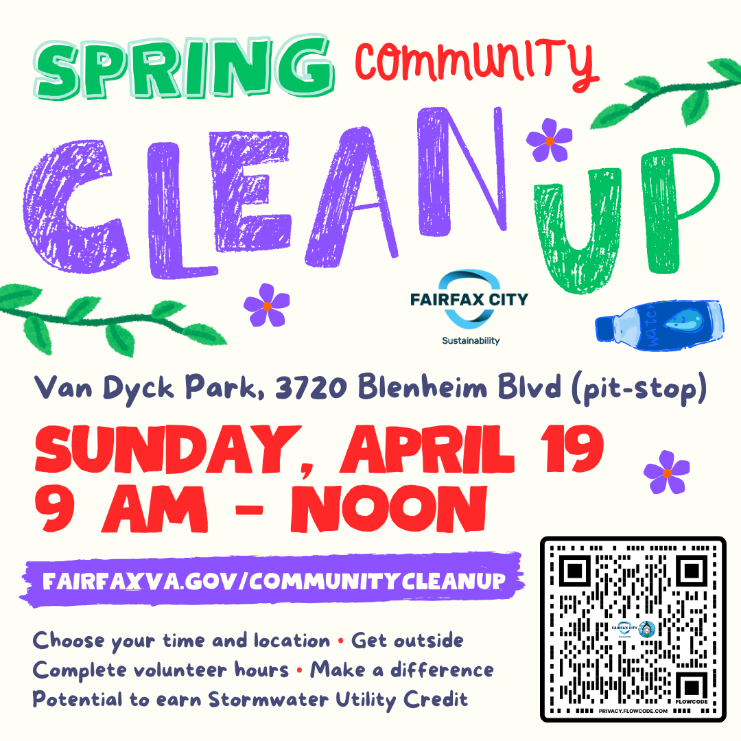 Community cleanup sign