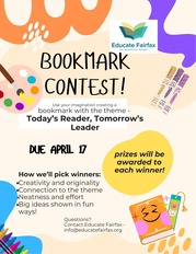 Bookmark Contest Flyer