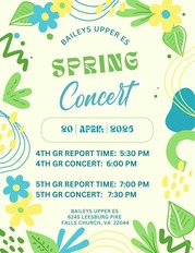 Spring Band Concert Flyer