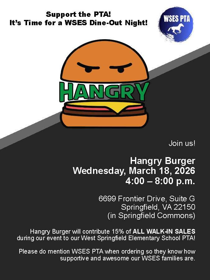 dine out at hangry burger flyer