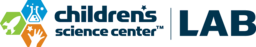 Childrens science center lab logo